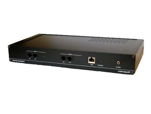 Autonominis skaitmeninių ISDN BRI (2B+D) linijų 2 kanalų automatinis pokalbių įrašymo įrenginys Fontel ISDN2NET-1