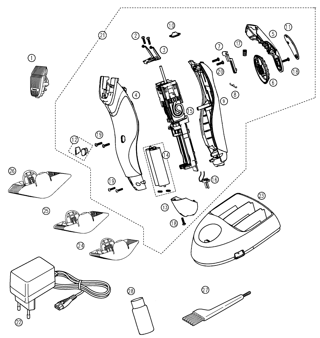 ER-1610: Exploded View