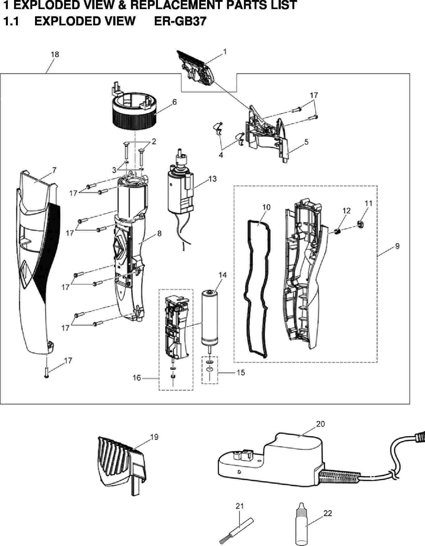 ER-GB37: Exploded View