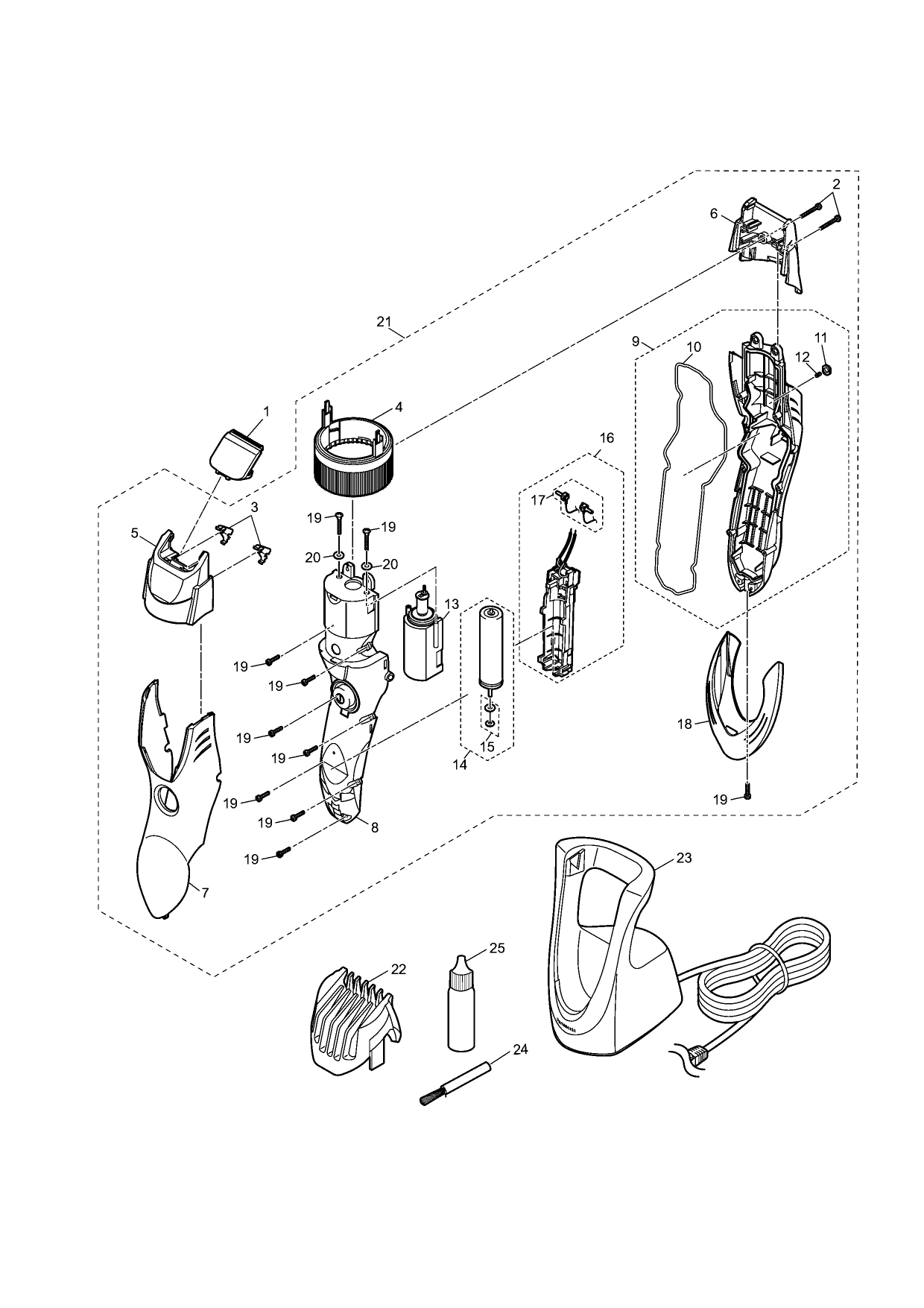 ER-GB40: Exploded View