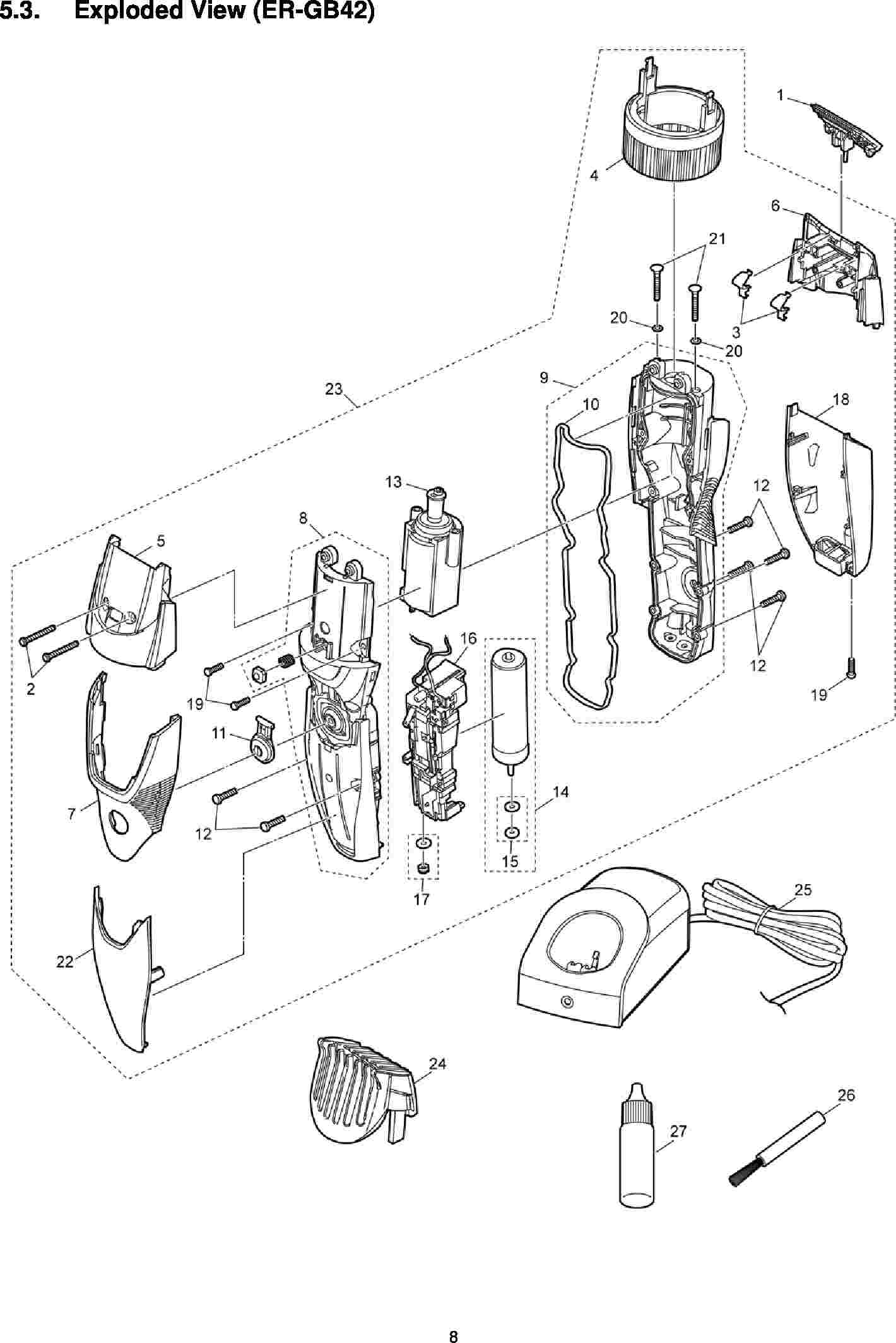 ER-GB42: Exploded View