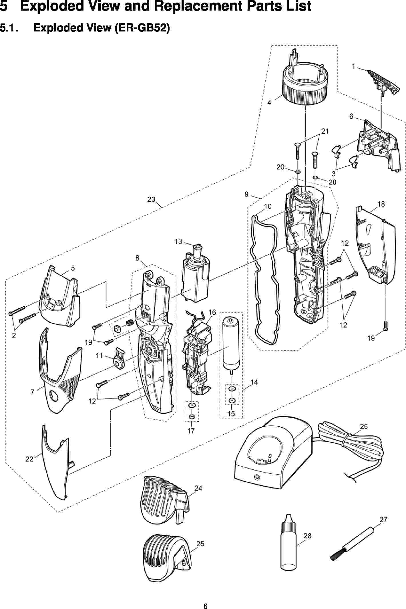 ER-GB52: Exploded View