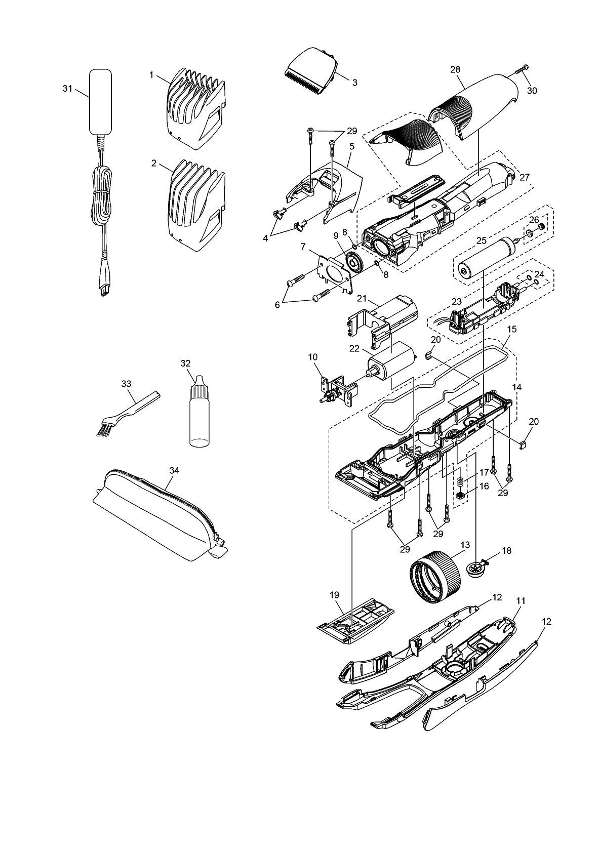 ER-GB60: Exploded View