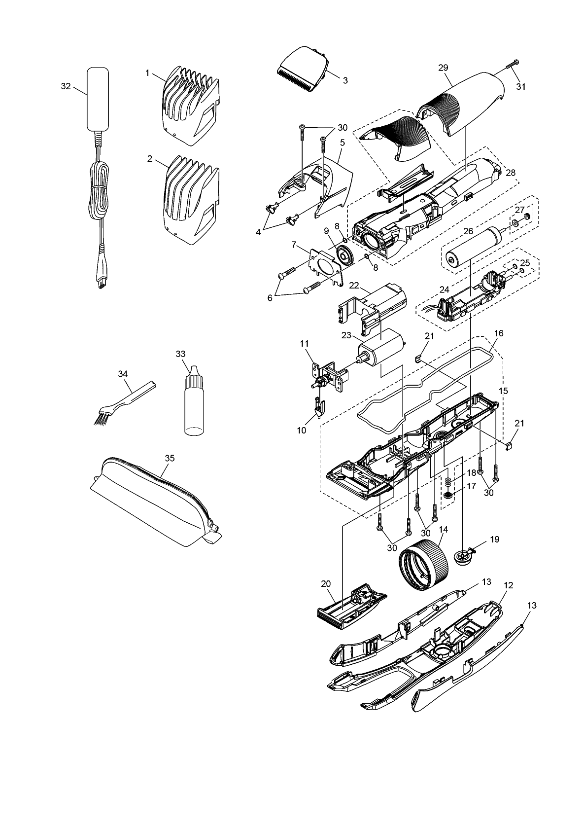 ER-GB70: Exploded View