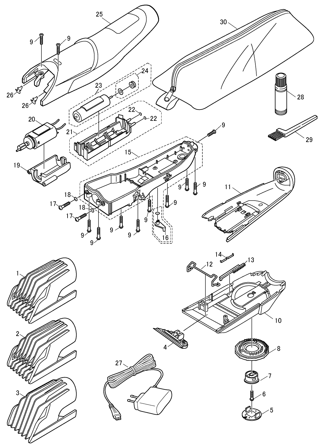 ER-GC70: Exploded View