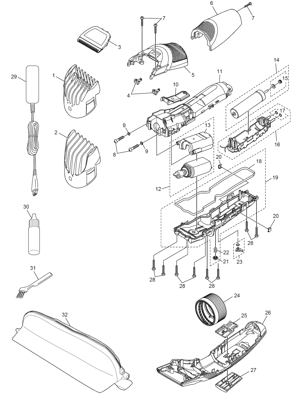 ER-GC71: Exploded View