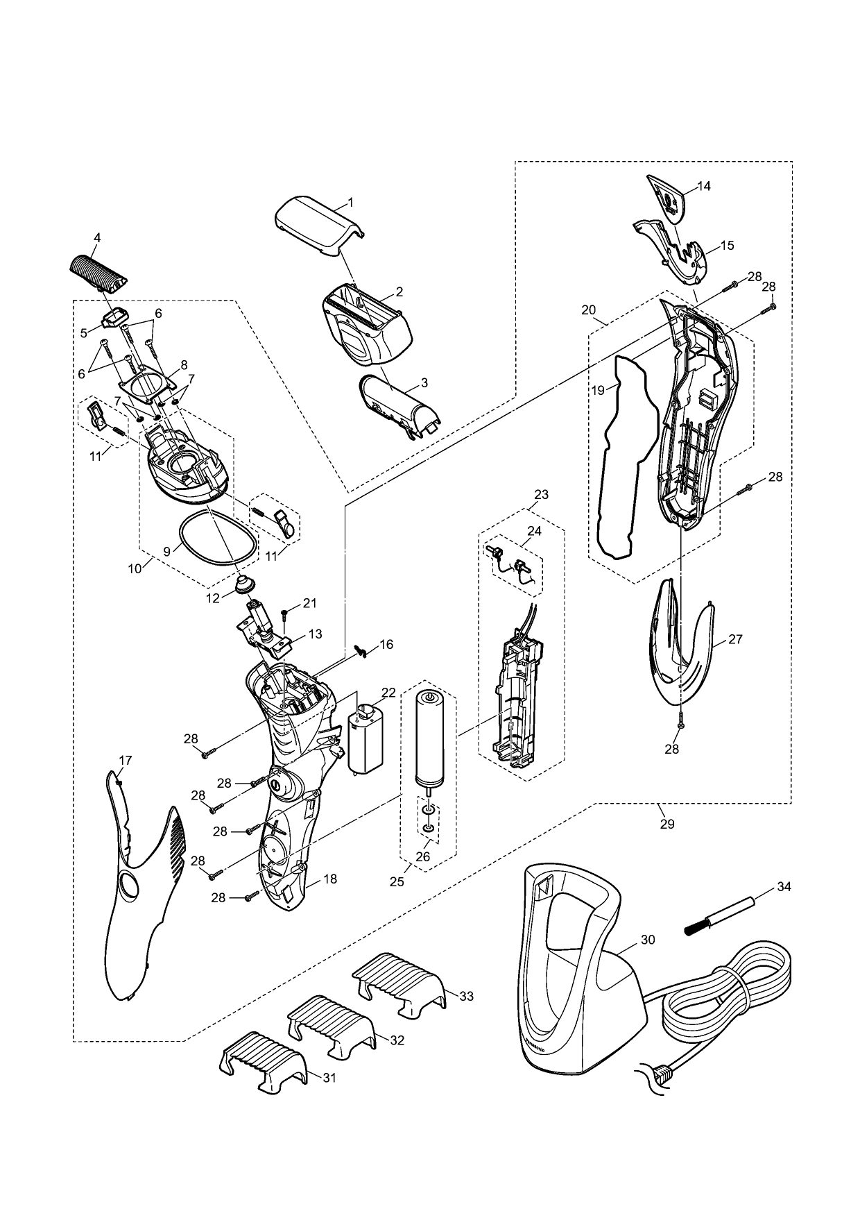 ER-GK40: Exploded View