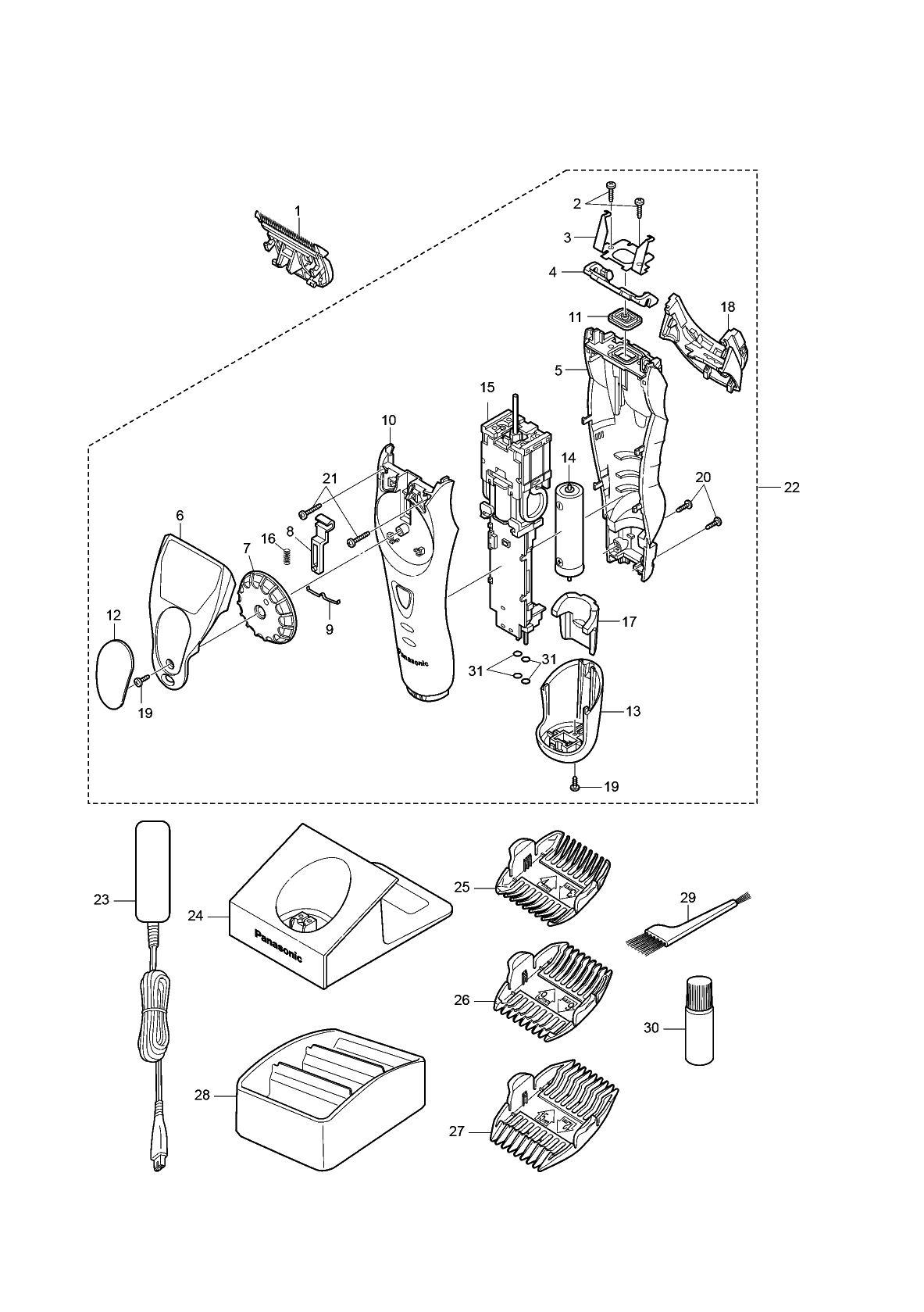 ER-GP80: Exploded View