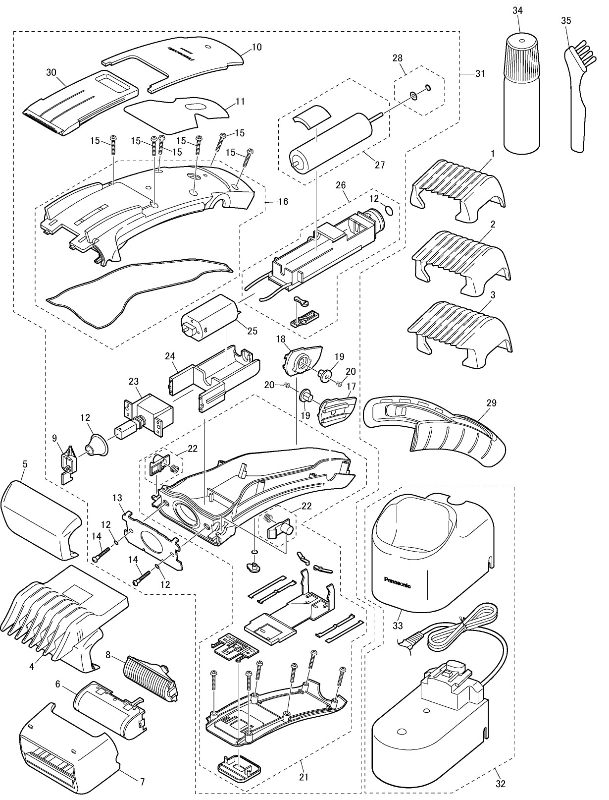 ER-GY50: Exploded View