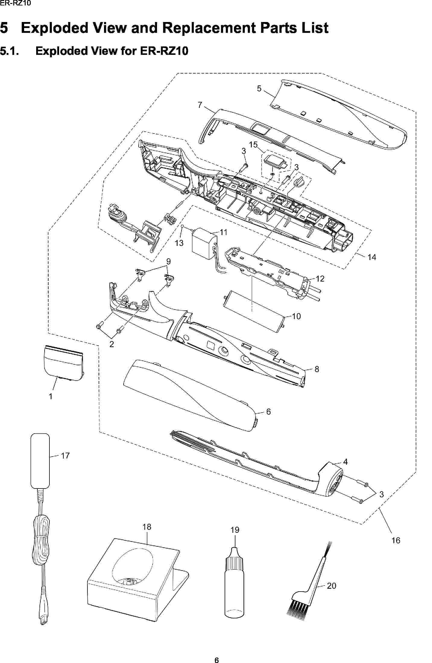 ER-RZ10: Exploded View