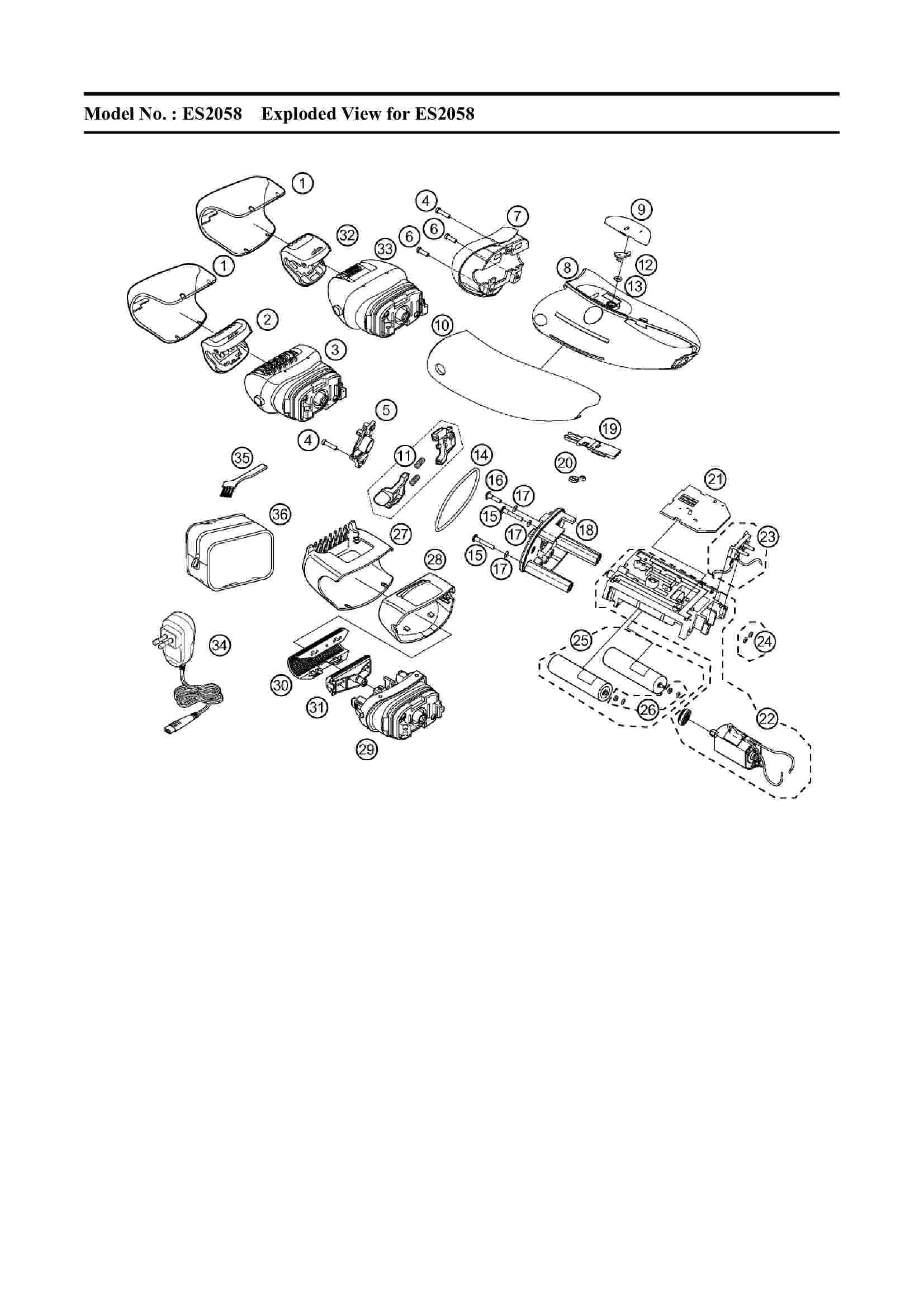 ES-2058: Exploded View