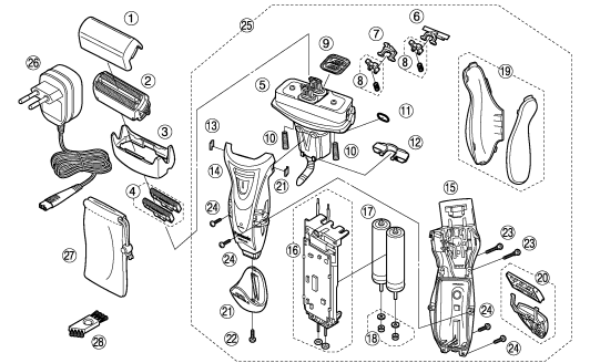 ES-7043: Exploded View