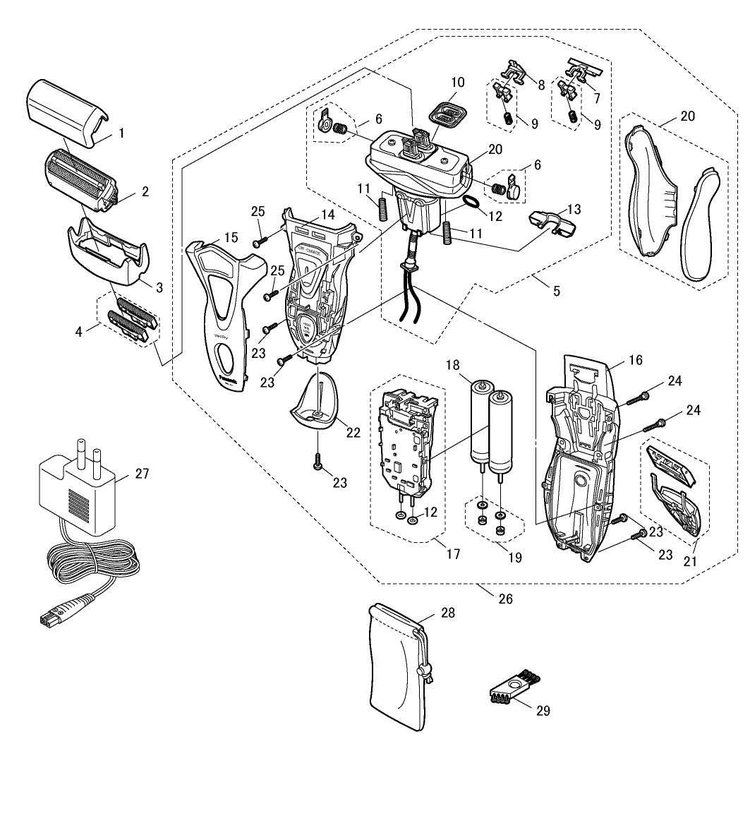 ES-7101: Exploded View