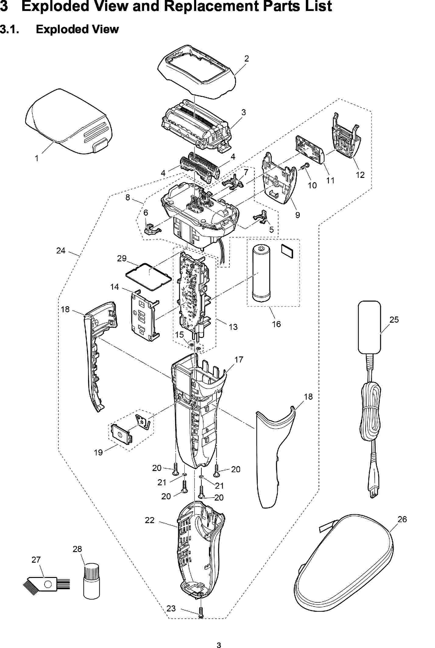 ES-CV51: Exploded View