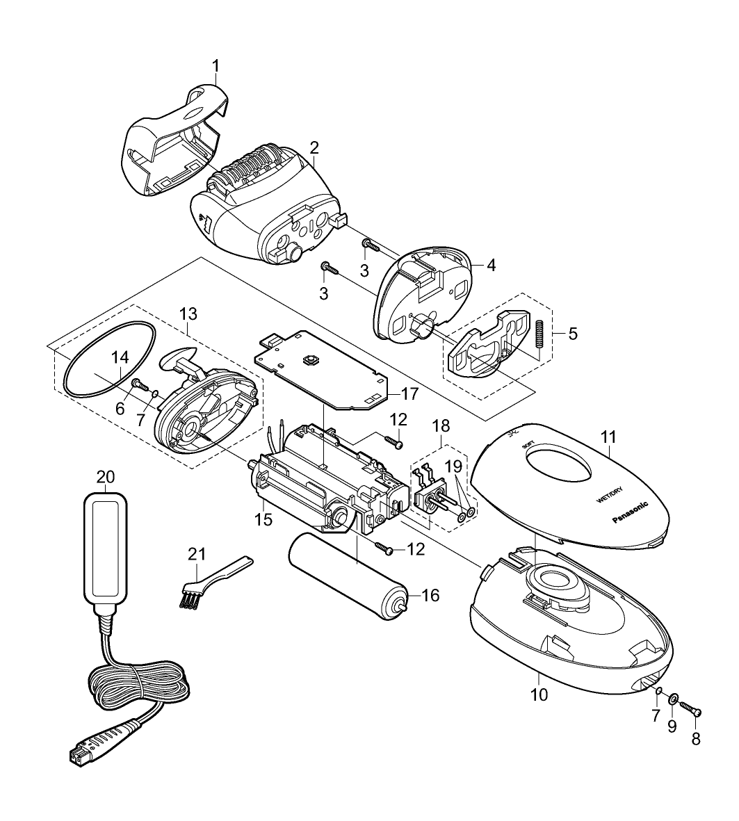 ES-ED20: Exploded View