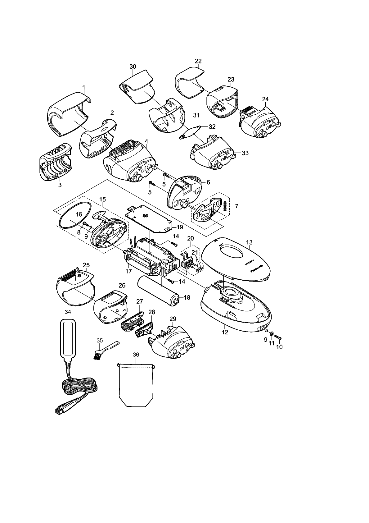 ES-ED22: Exploded View