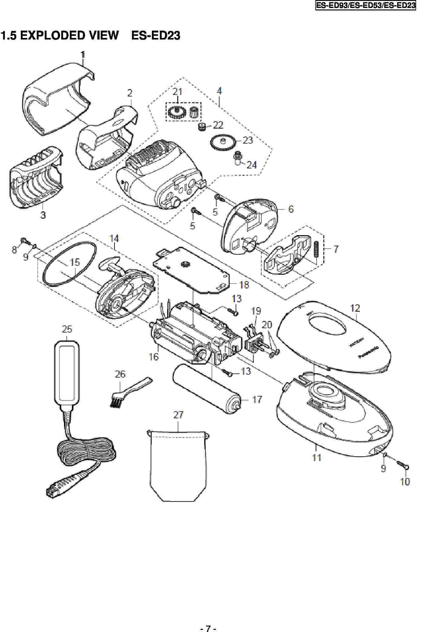 ES-ED23: Exploded View