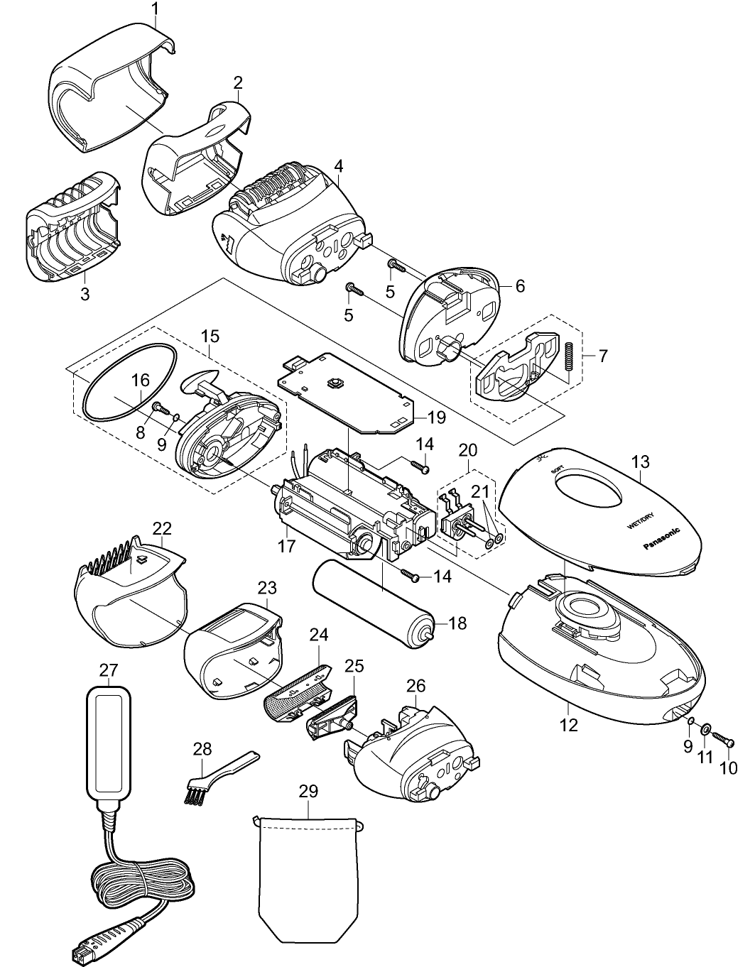 ES-ED50: Exploded View