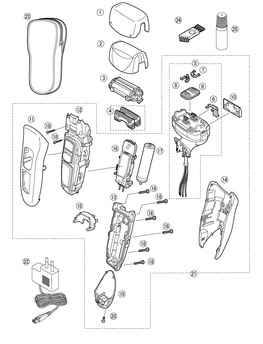 ES-LA63: Exploded View