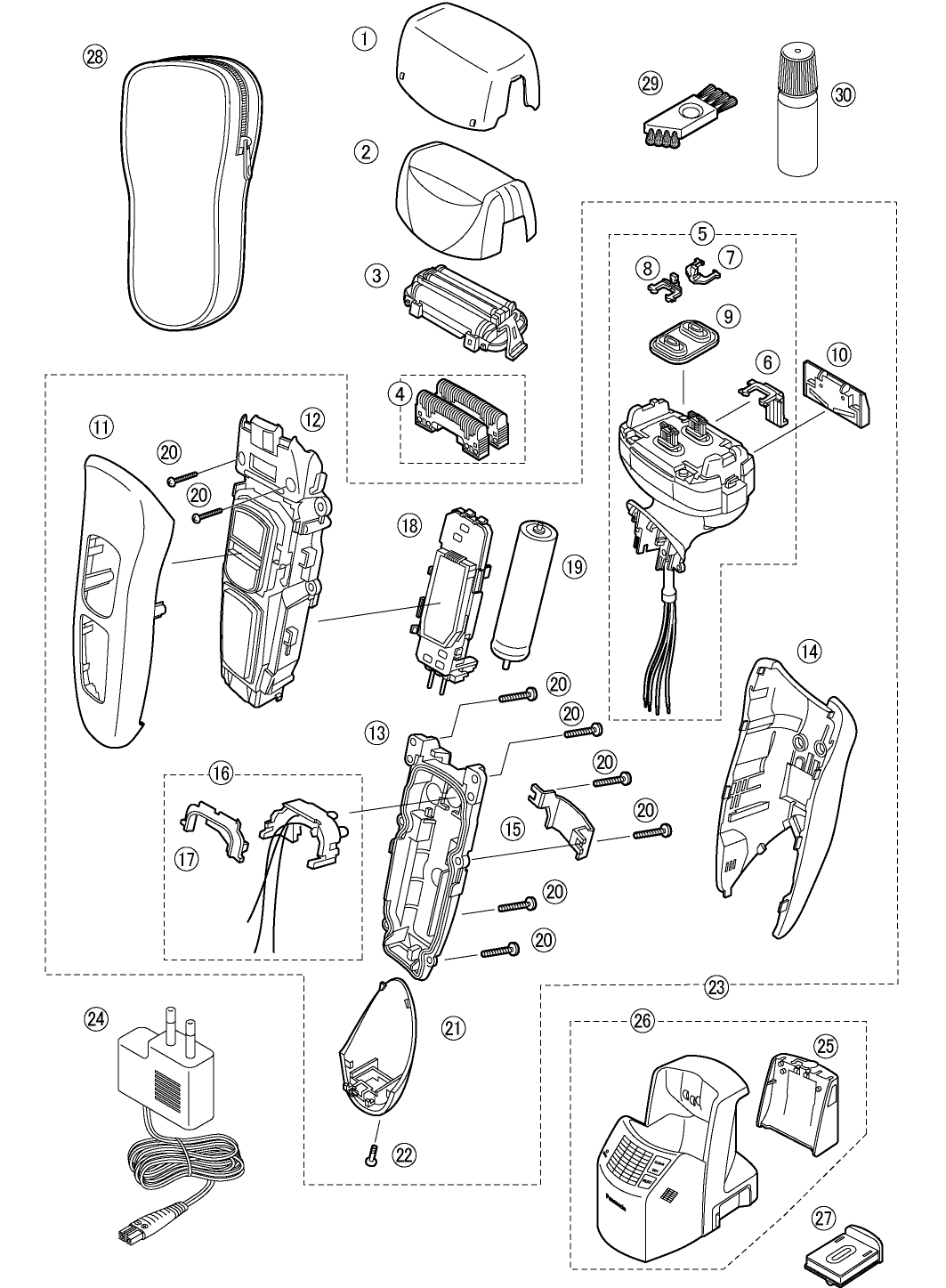 ES-LA93: Exploded View