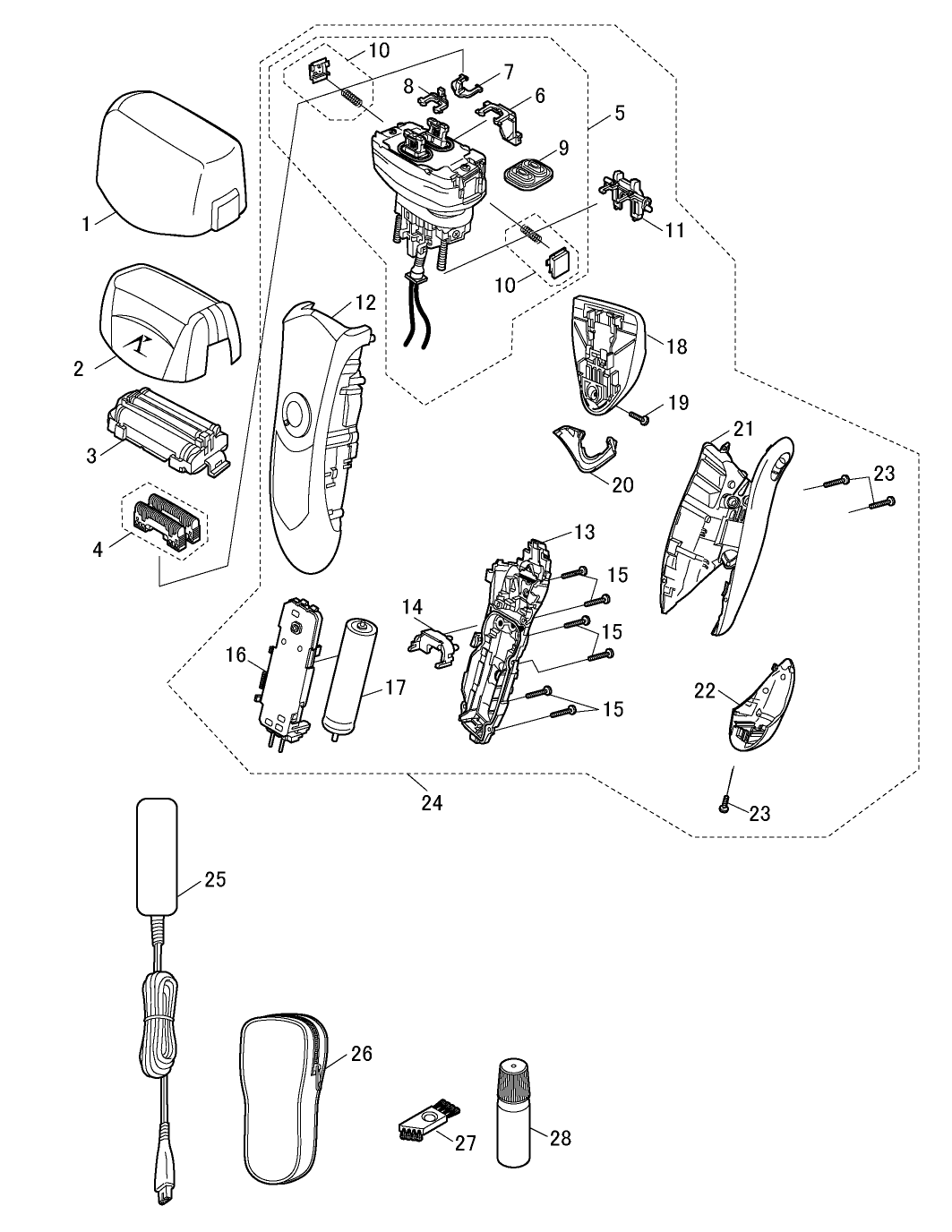 ES-LF51: Exploded View