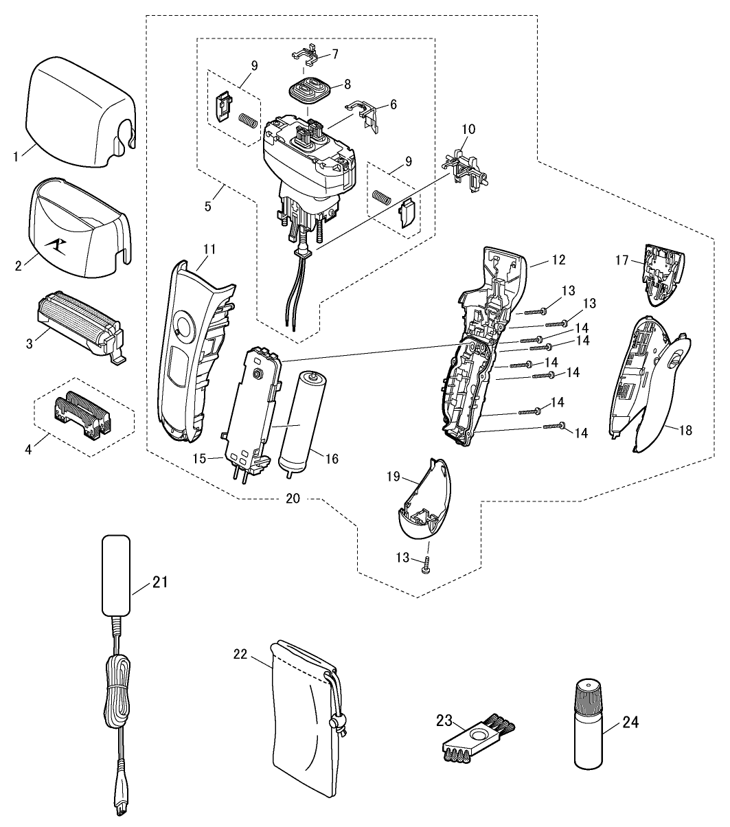 ES-LT31: Exploded View