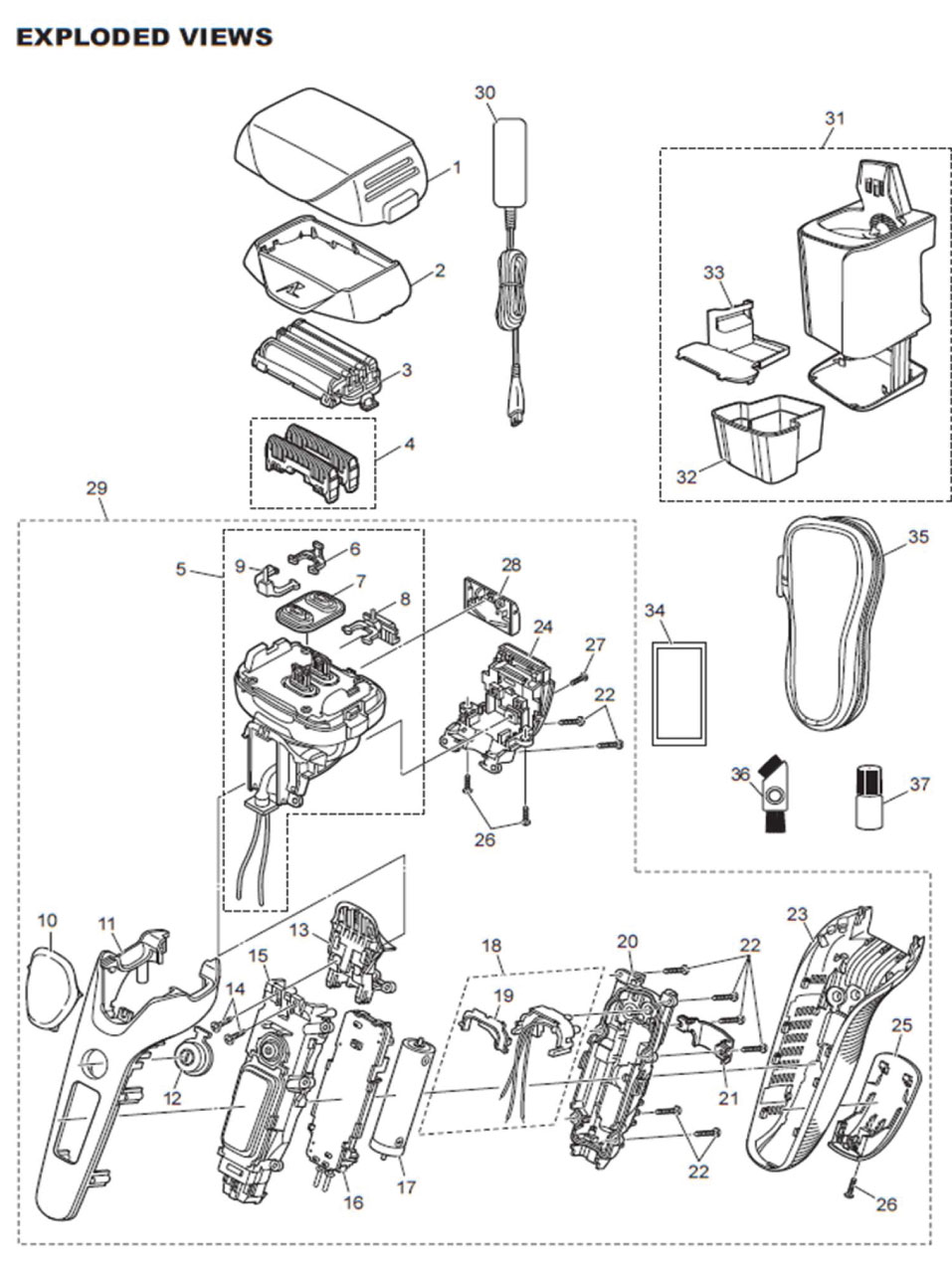 ES-LV9: Exploded View