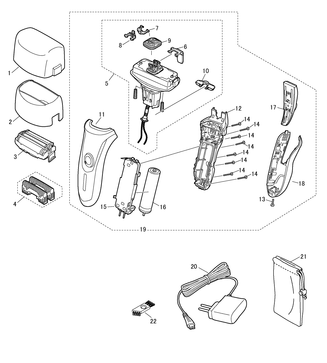ES-RF31: Exploded View
