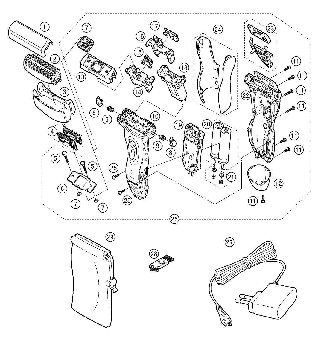 ES-RL21: Exploded View