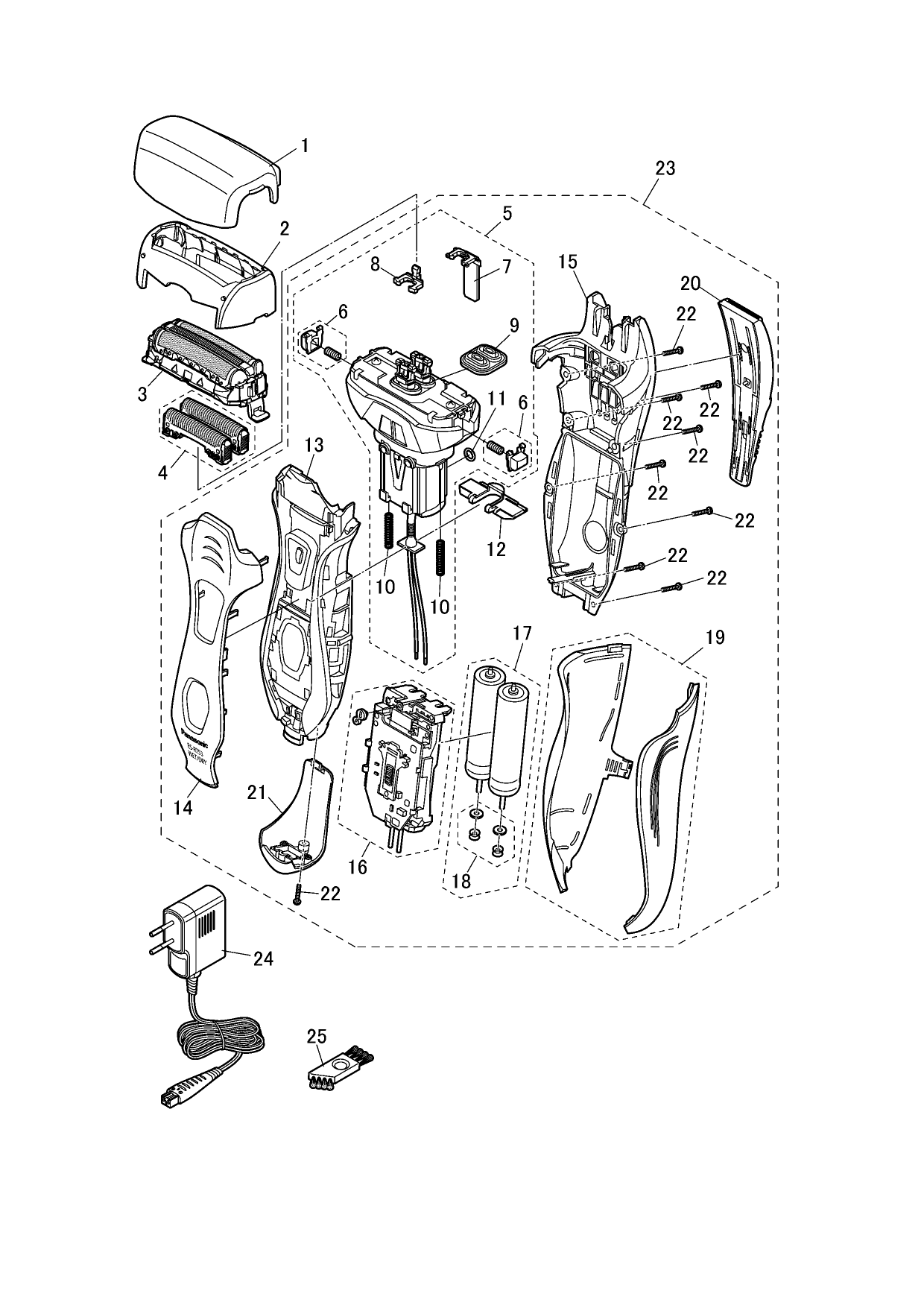 ES-RT33: Exploded View