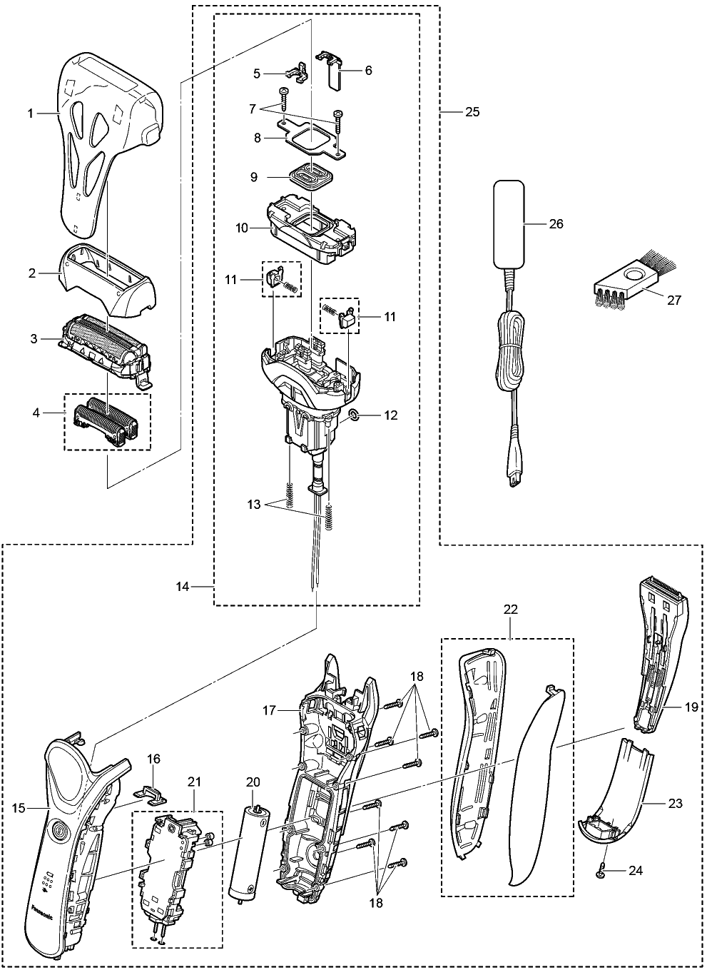 ES-RT37: Exploded View