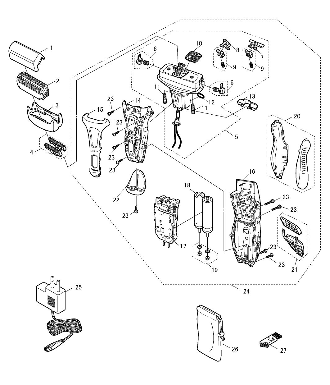 ES-RT40: Exploded View