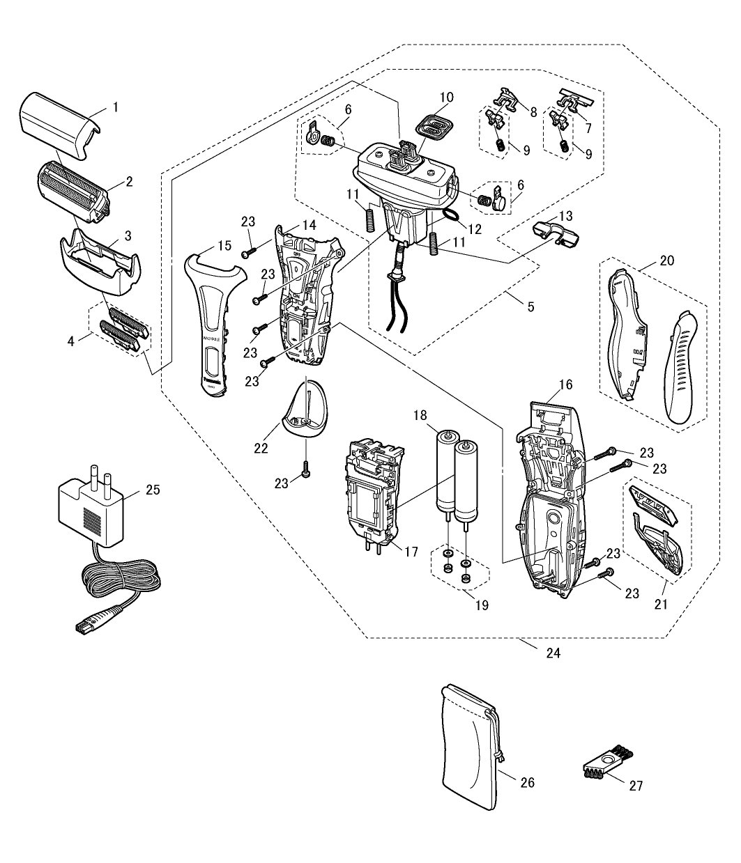 ES-RT51: Exploded View