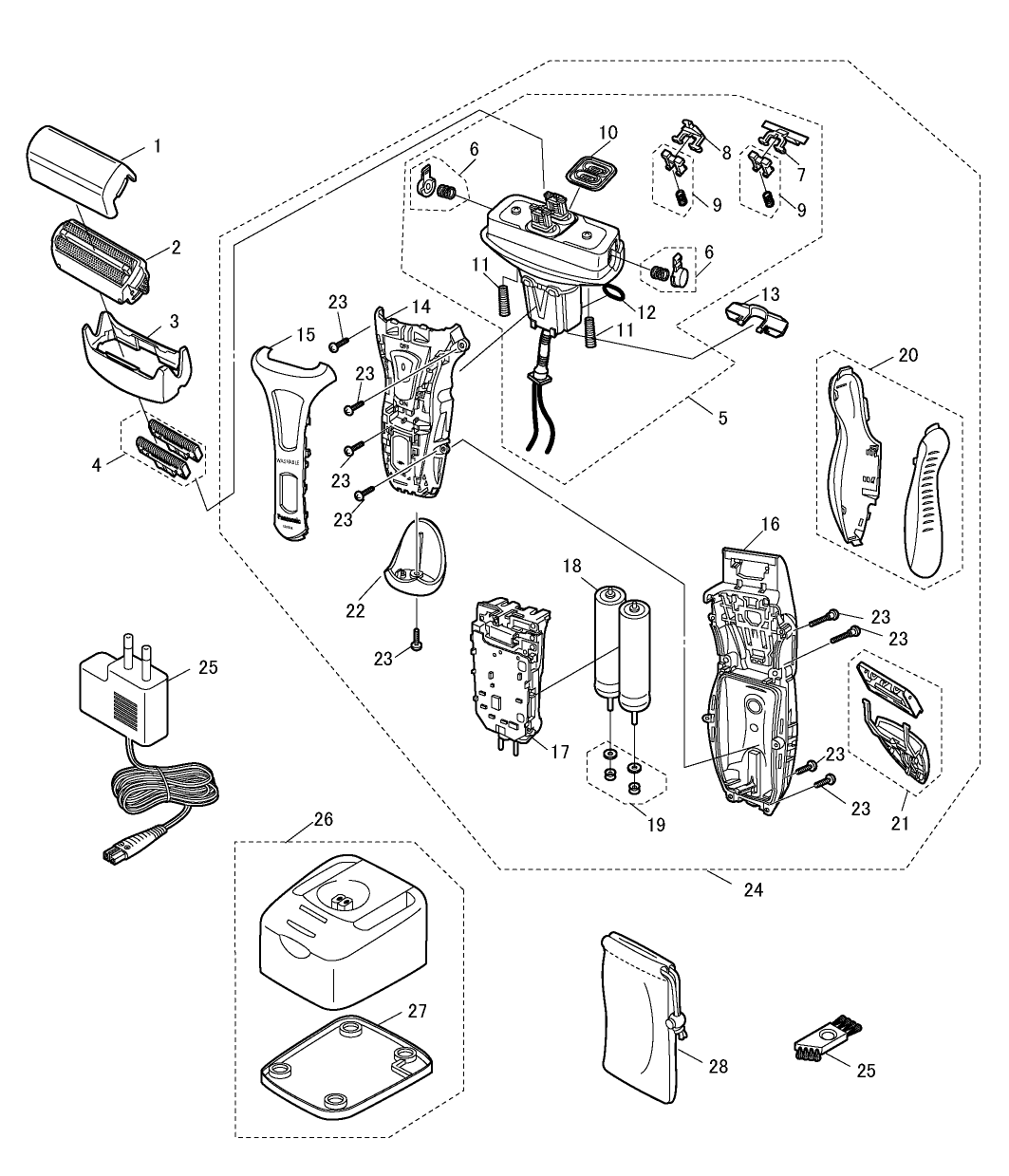 ES-RT60: Exploded View