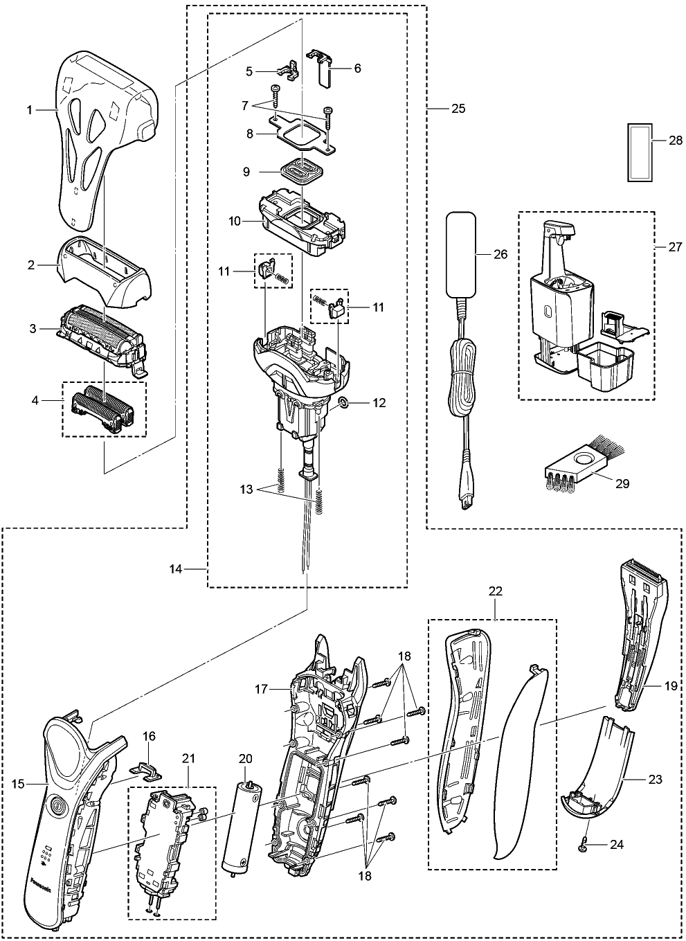 ES-RT87: Exploded View