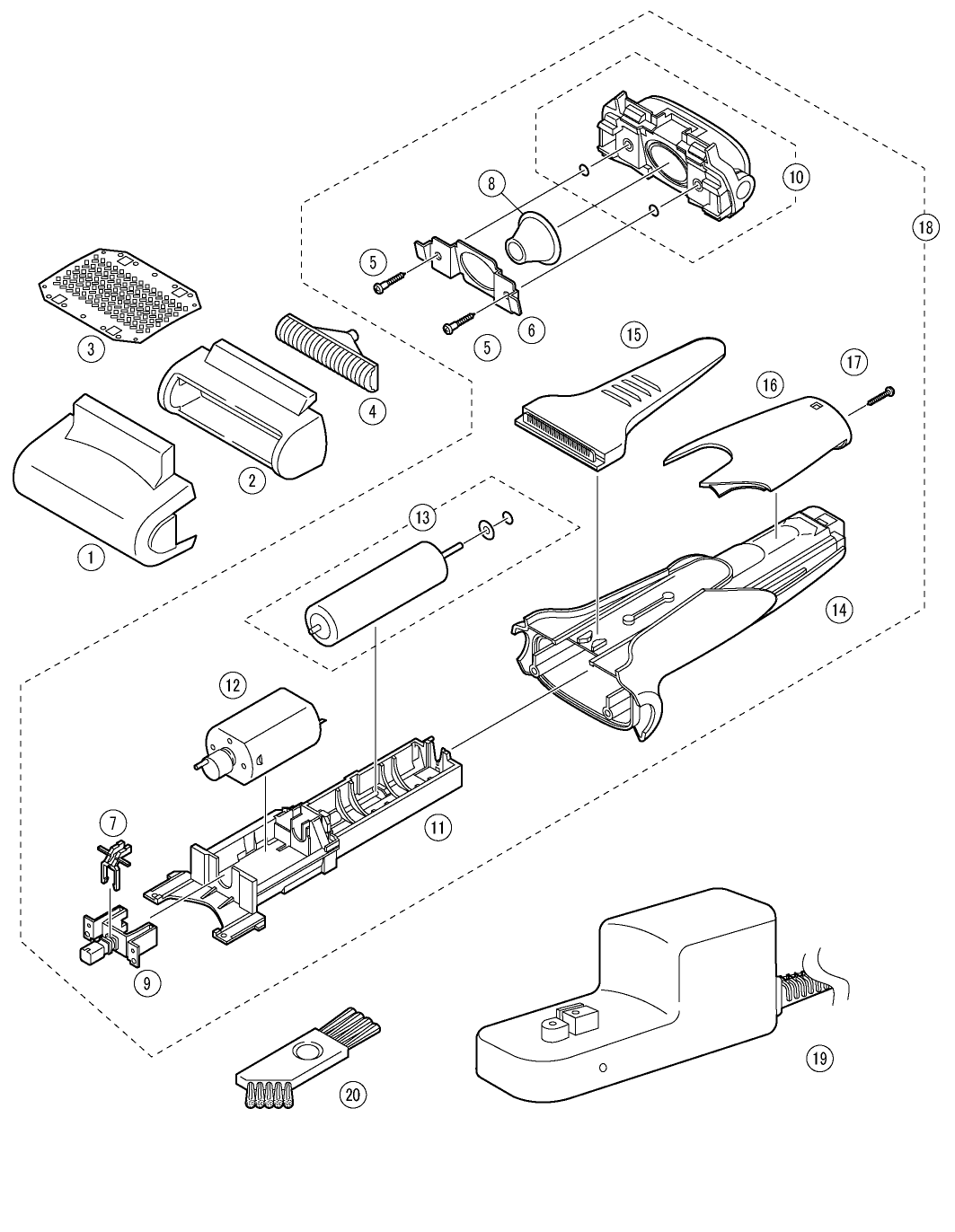 ES-SA40: Exploded View