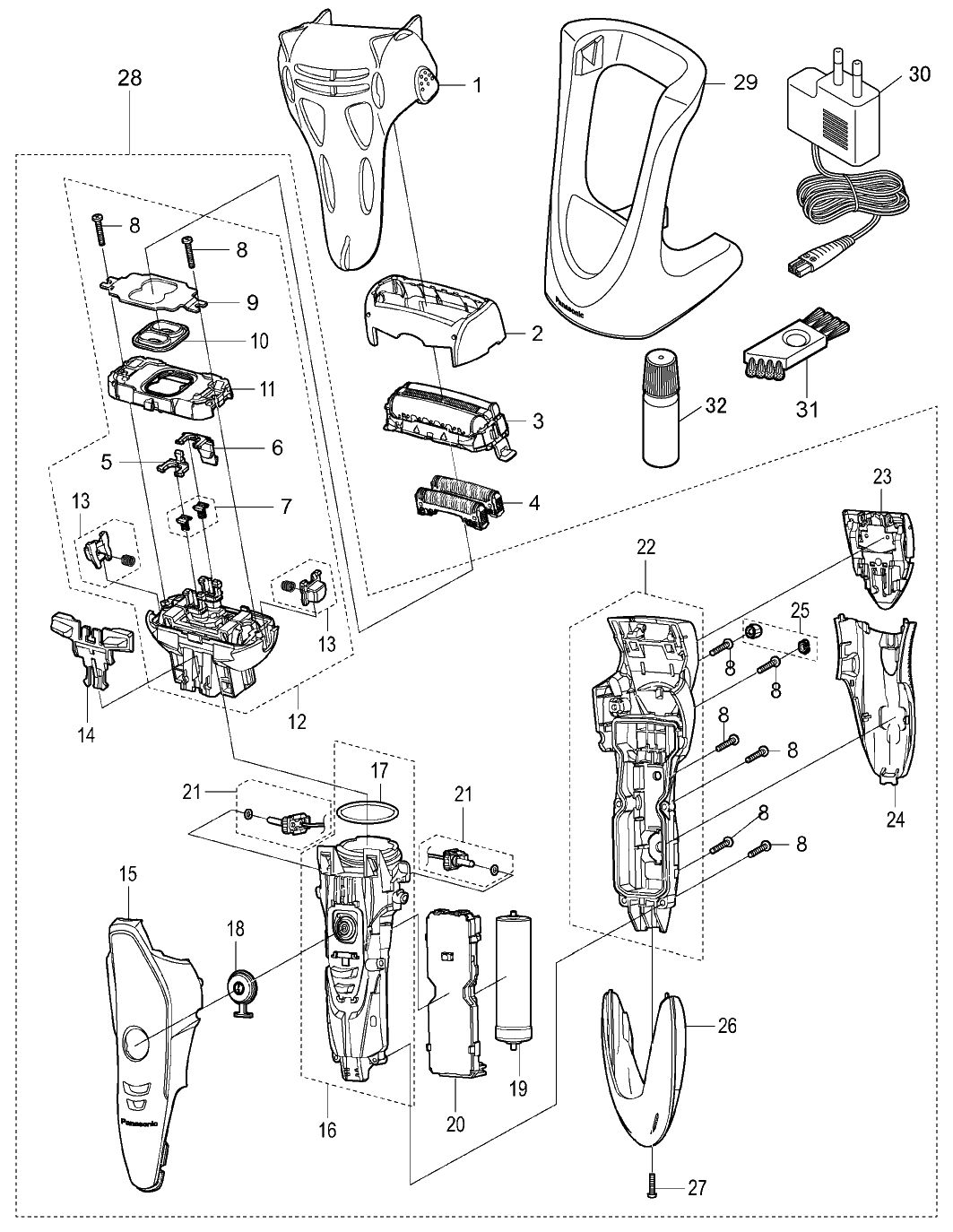 ES-ST25: Exploded View
