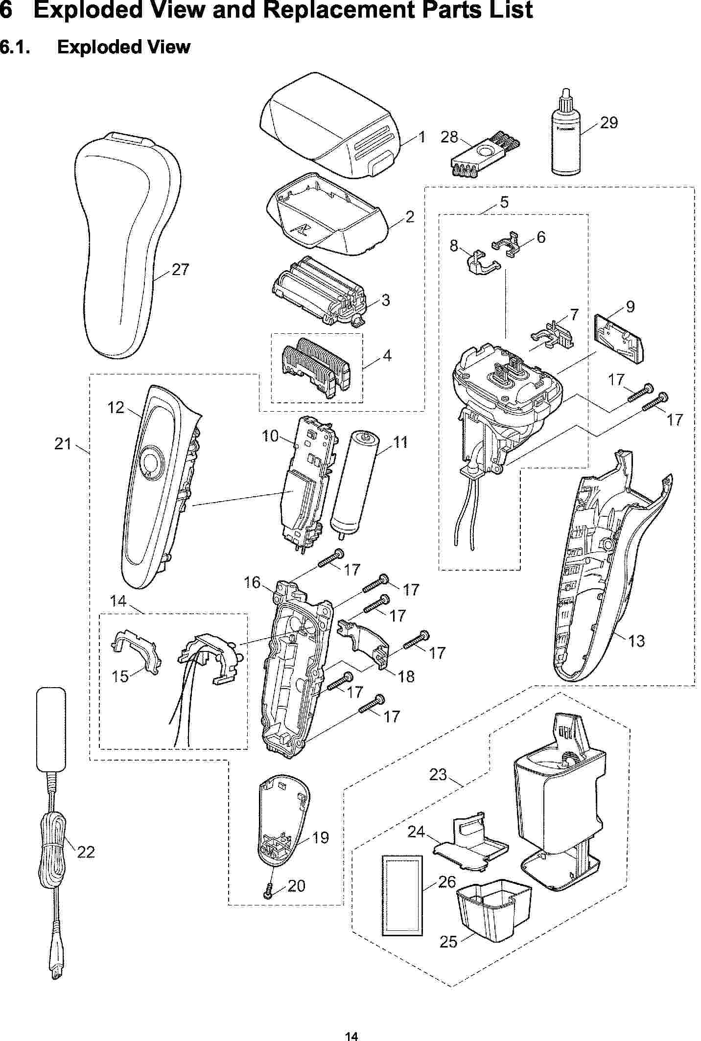 ES-TLVK6: Exploded View