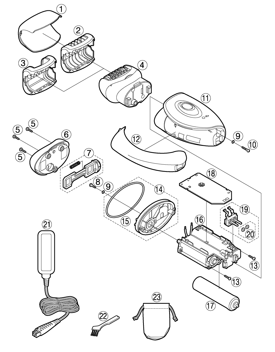 ES-WD10: Exploded View
