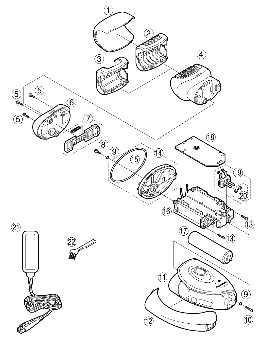 ES-WD22: Exploded View