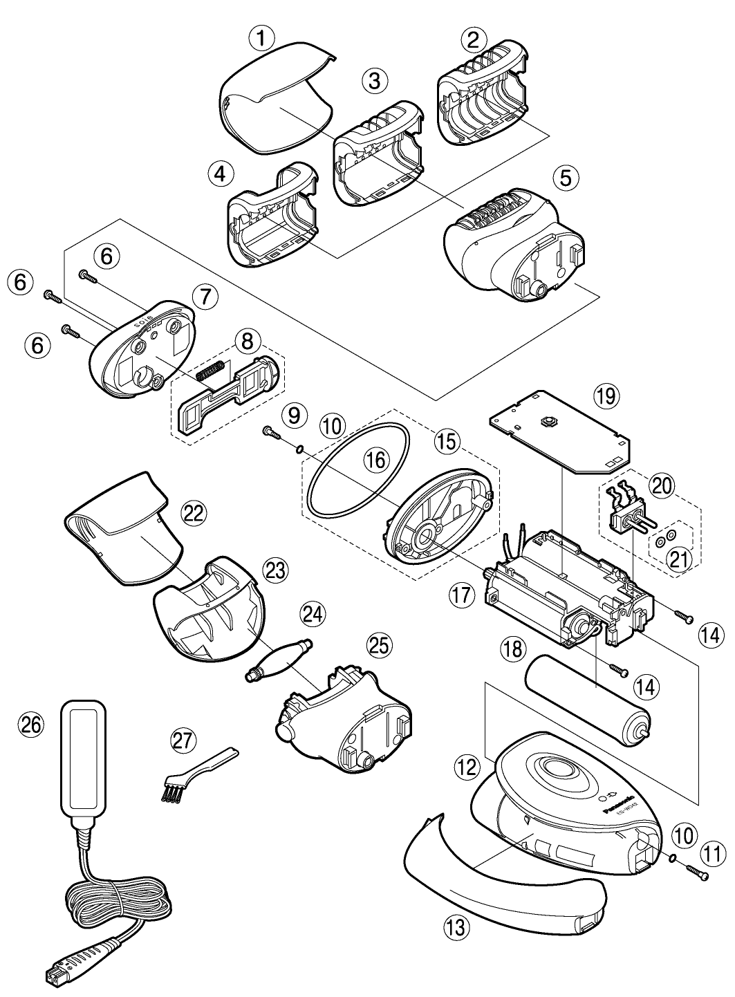 ES-WD42: Exploded View