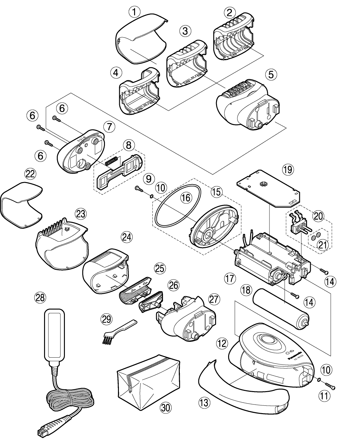 ES-WD52: Exploded View
