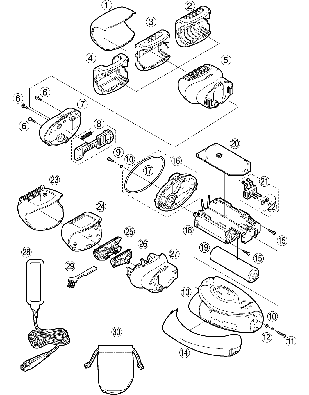 ES-WD54: Exploded View