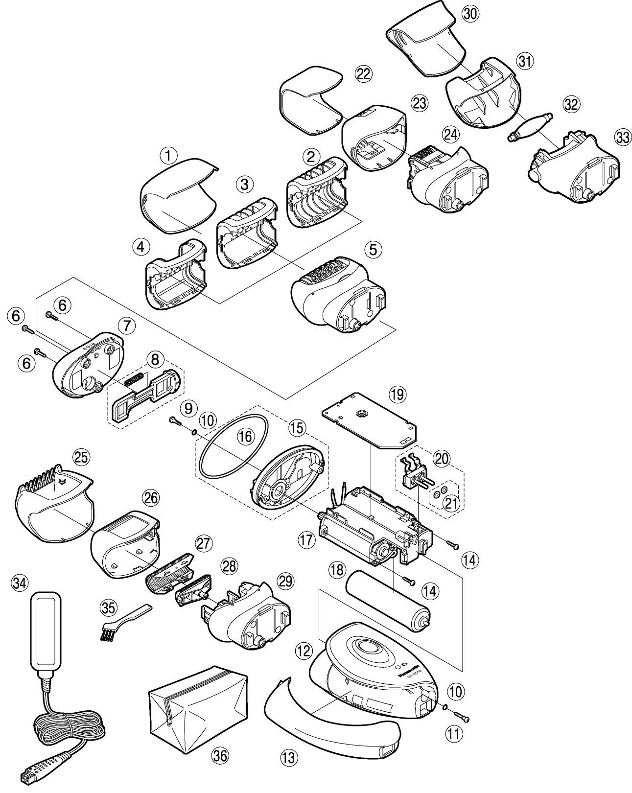 ES-WD92: Exploded View