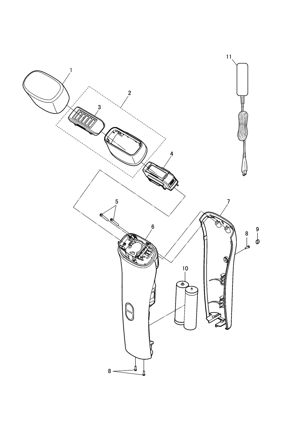 ES-WH80: Exploded View