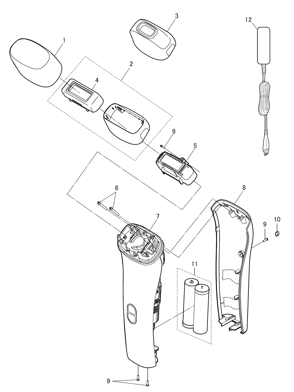 ES-WH90: Exploded View
