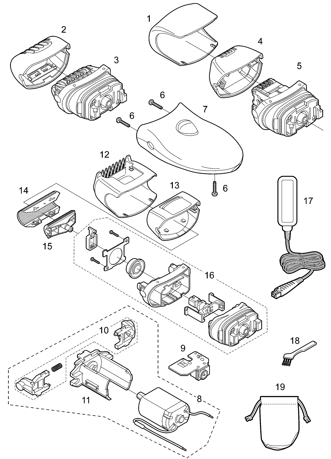 ES-WU41: Exploded View