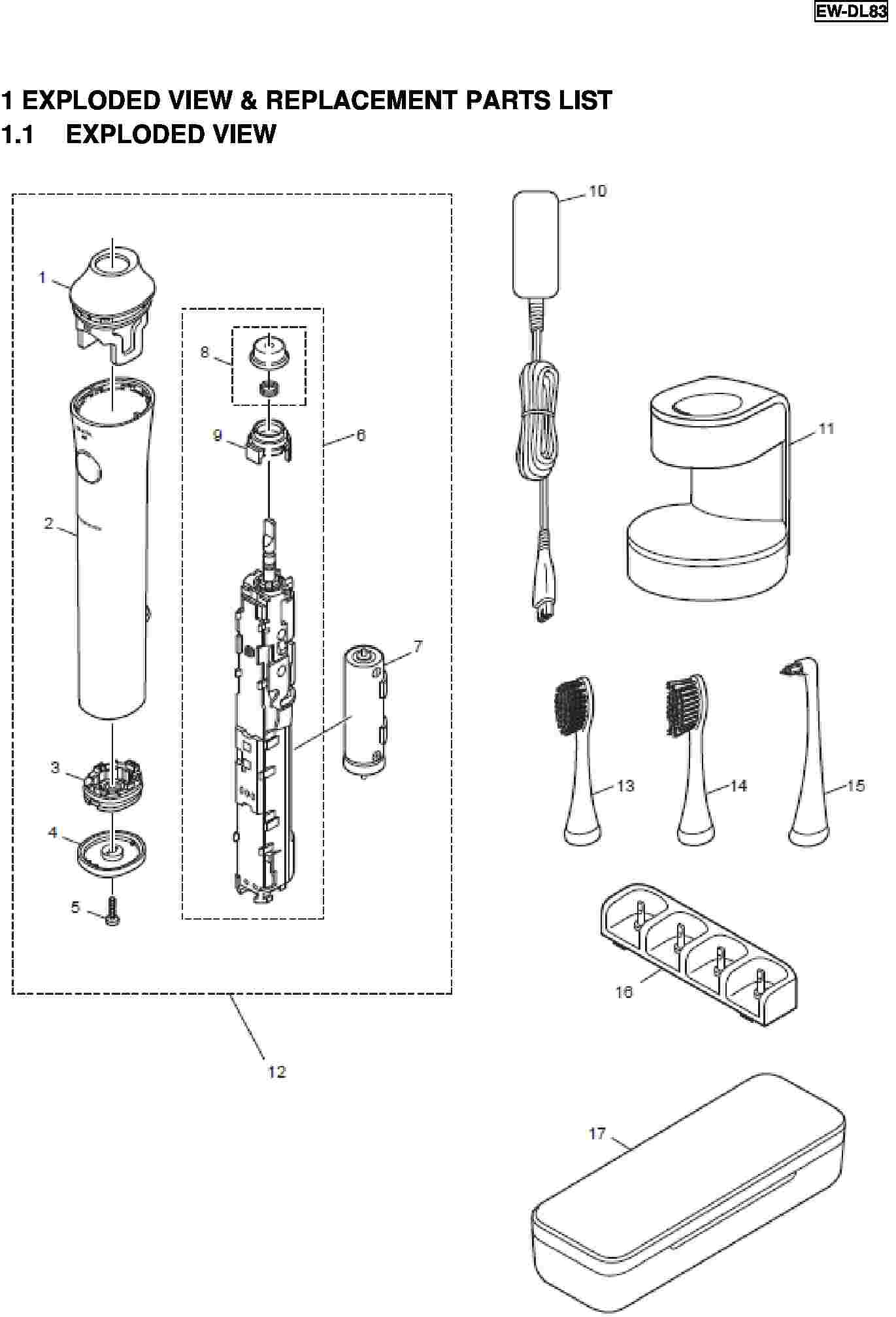 EW-DL83: Exploded View