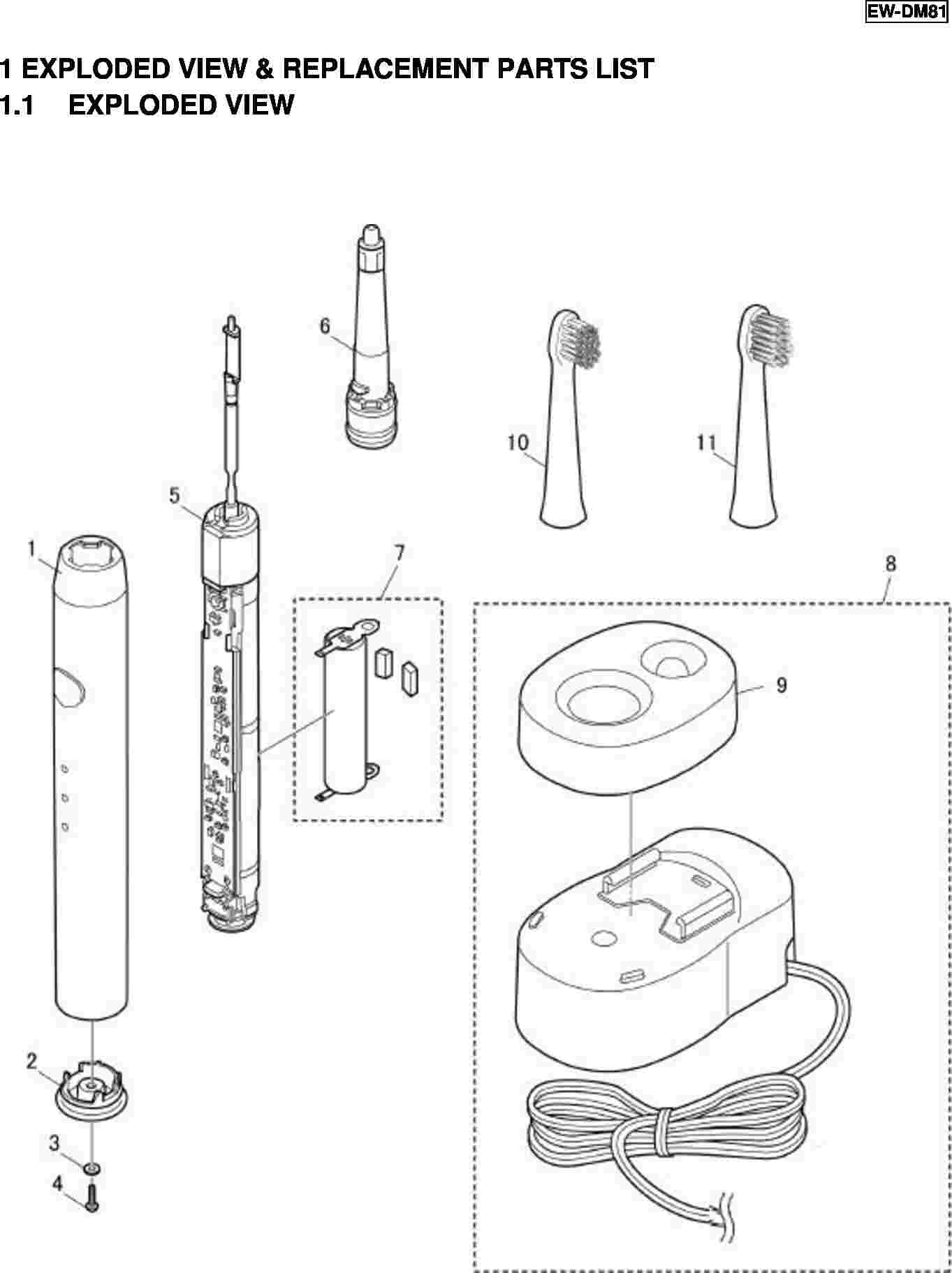 EW-DM81: Exploded View