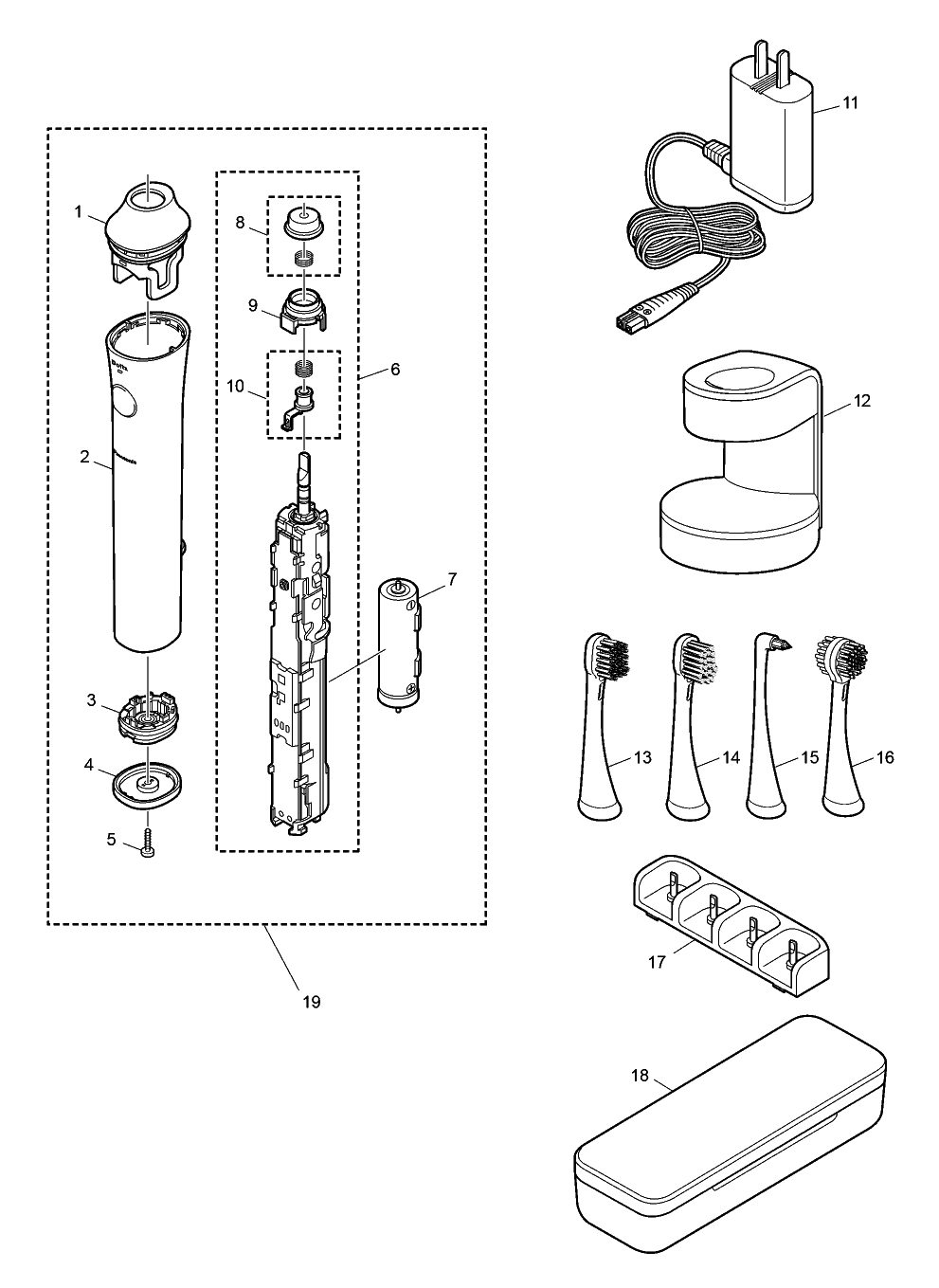 EW-TDEF4: Exploded View